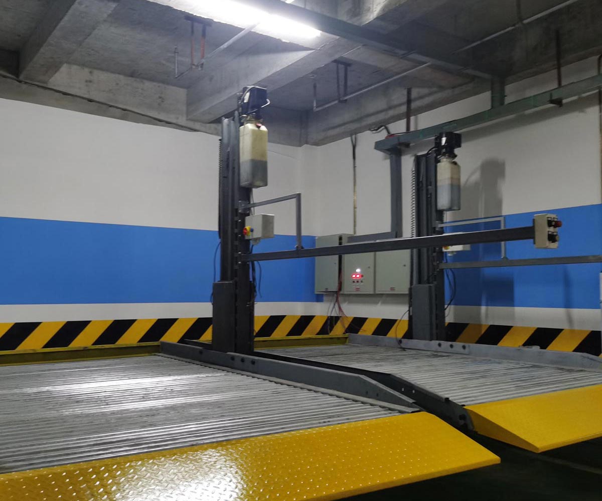 自貢市2層簡易類停車位過驗收
