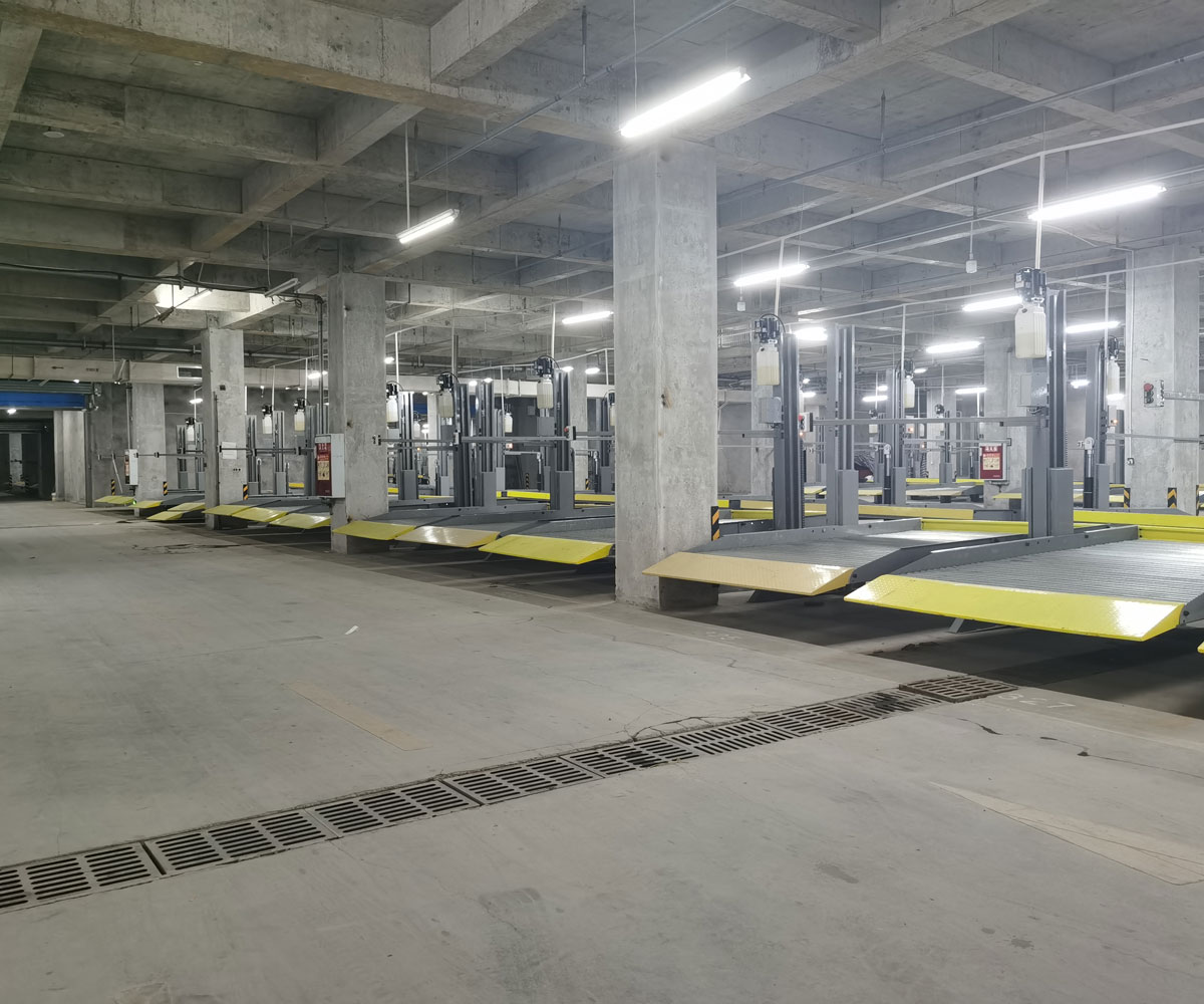 西充縣雙柱升降式立體停車庫改造