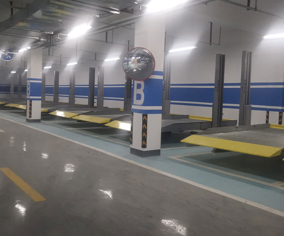 興文縣地下室簡易式停車立體車庫過驗收