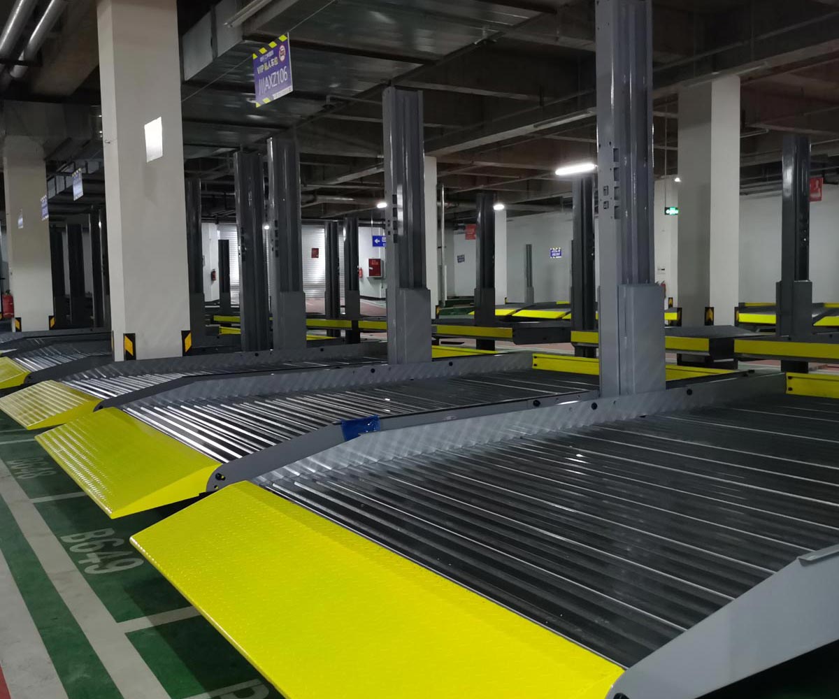 色達縣2層簡易式機械式立體車庫安裝