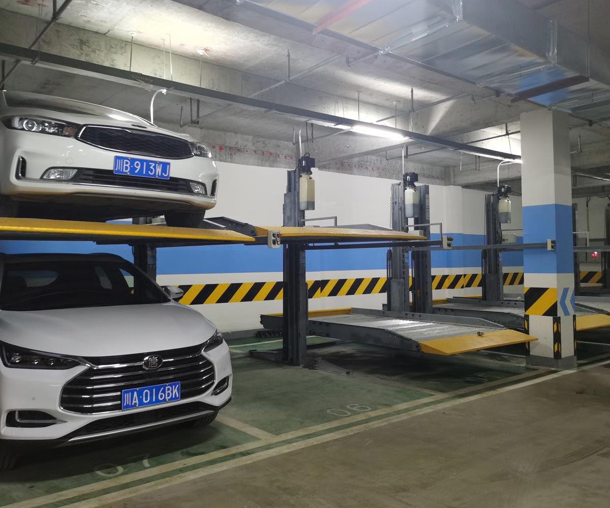 四柱簡易升降機械式立體停車設備