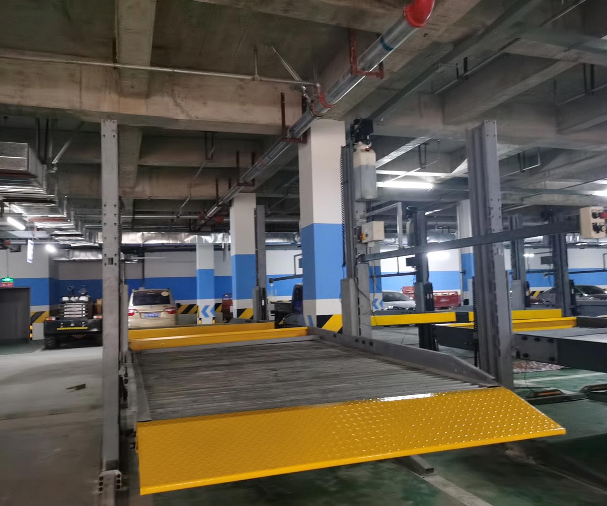 兩層升降式機械停車 兩層升降式機械停車