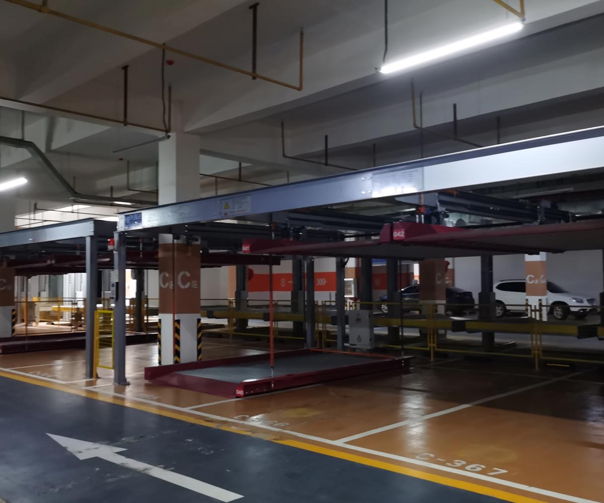 雙柱升降式機械式停車庫