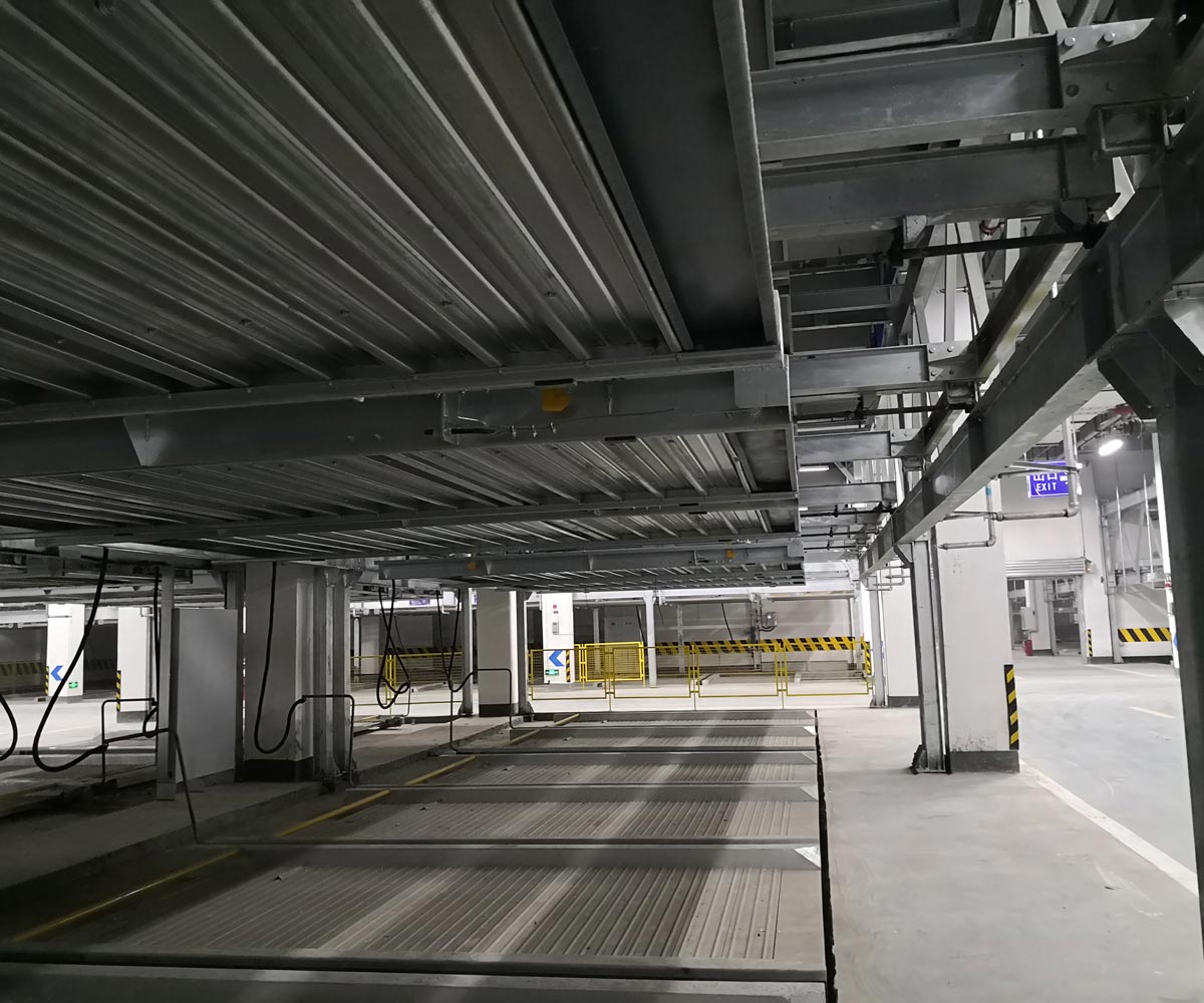 PSH6六層升降橫移機械式停車設備