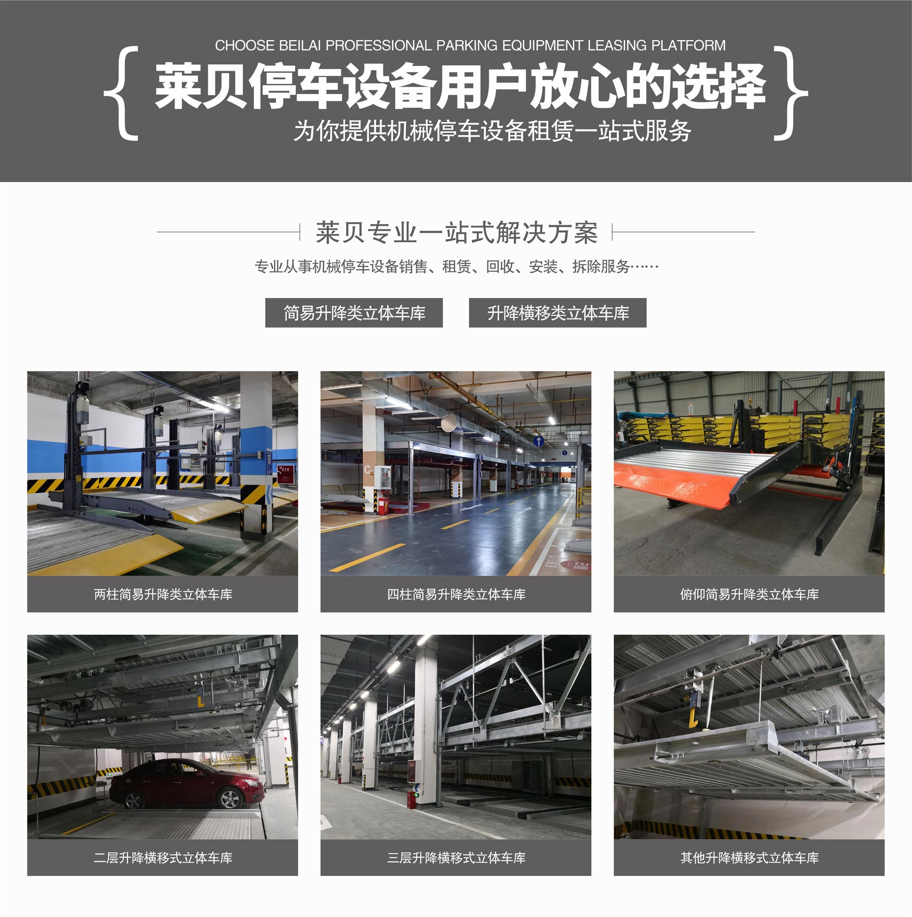 簡易升降類立體停車場過規劃業主放心選擇